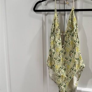 Tory Burch Floral Print Swimsuit. Gently used. In great condition
